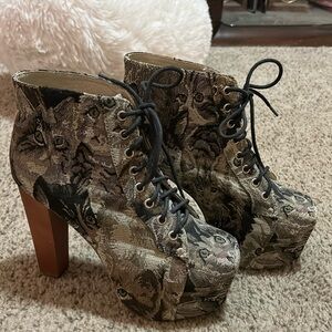 Jeffrey Campbell Cat Tapestry Lita Fab